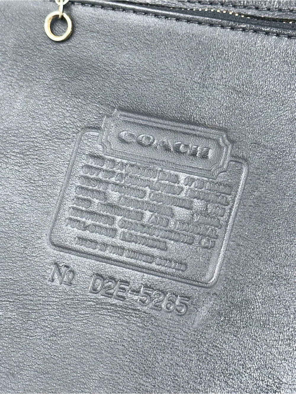 Coach Lexington Briefcase 5265 Black Leather Vintage 2002 Messenger Bag